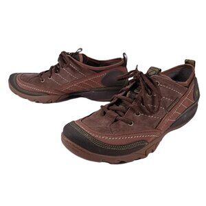 Merrell Trail Hiking Shoes Women 7 Brown Mimosa Lace Cocoa Suede Sneakers J68164